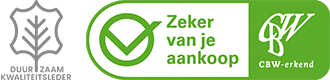 Lederland is CBW Erkend, zo bent u zeker van uw aankoop.