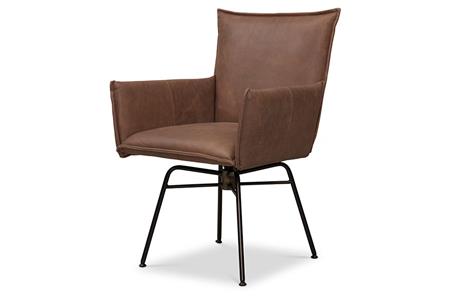 Leather chairs Sanne