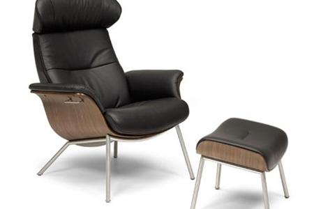 - Leather armchair , Model Caine