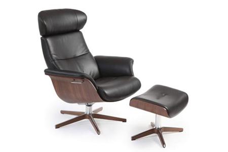  - Leather armchair , Model Caine