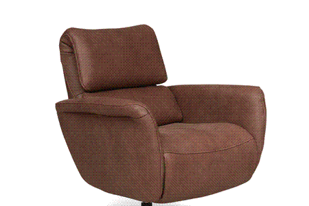  - Leather armchair , Model Hector