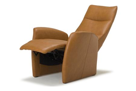  - Leather armchair , Model Triëst 20