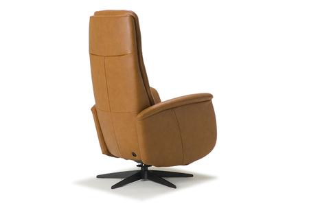  - Leather armchair , Model Triëst 21