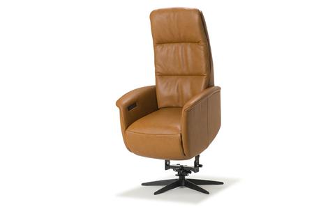  - Leather armchair , Model Triëst 21