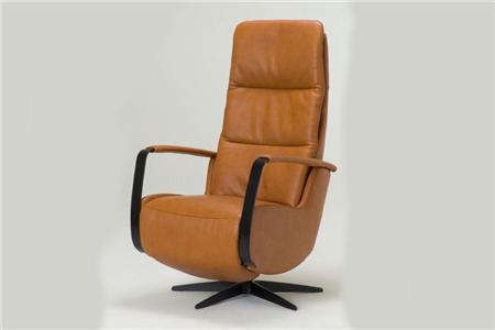  - Leather armchair , Model Triëst 21