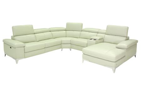  - Leather corner couch , Model Alcudia