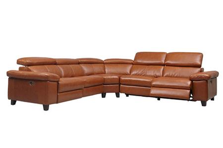  - Leather corner couch , Model Alcudia