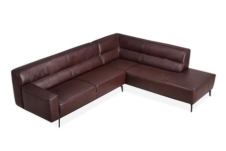  - Leather corner couch , Model Matthijs