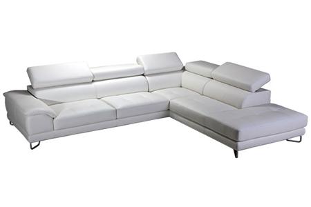  - Leather corner couch , Model Morris