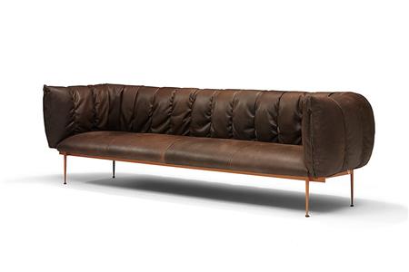  - Leather couch , Model Puffer