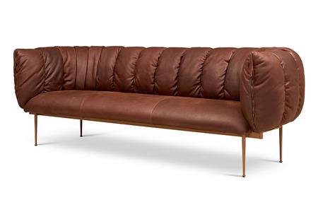  - Leather couch , Model Puffer