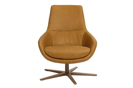  - Leather armchair , Model Gibson