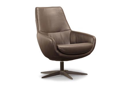  - Leather armchair , Model Gibson
