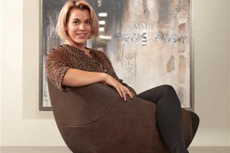  - Leather armchair , Model Gabor
