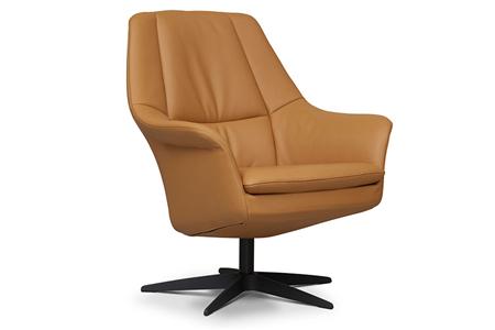  - Leather armchair , Model Gregory