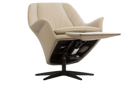 - Leather armchair , Model Gregory