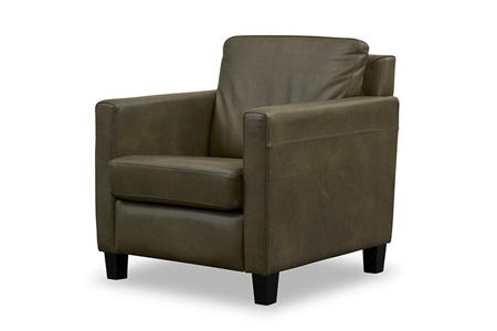  - Leather armchair , Model Philippe