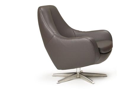  - Leather armchair , Model Tony