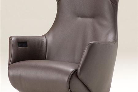  - Leather armchair , Model Tuskin