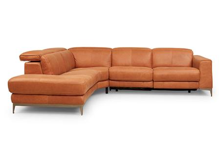  - Leather corner couch , Model Archie