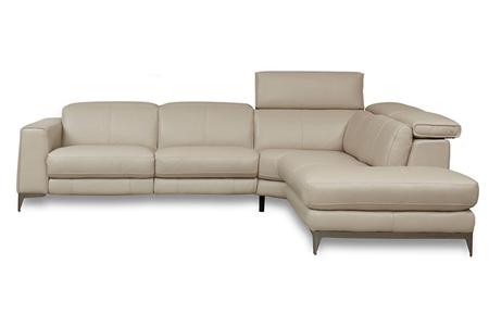  - Leather corner couch , Model Archie