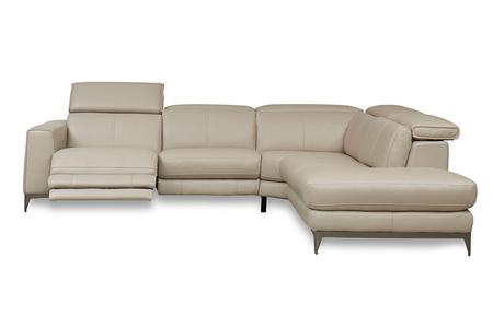  - Leather corner couch , Model Archie