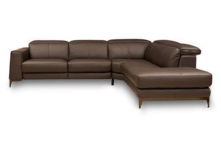  - Leather corner couch , Model Archie