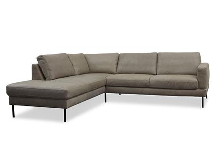  - Leather corner couch , Model Henderson