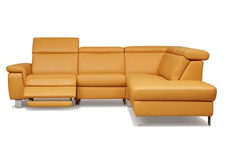  - Leather corner couch , Model Stanford