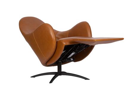  - Leather armchair , Model Grazia