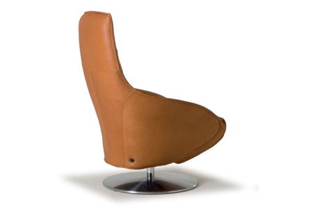  - Leather armchair , Model Turner