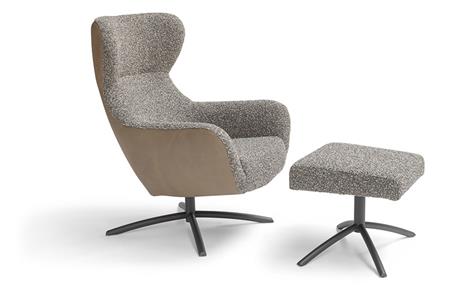  - Leather armchair , Model Brandon