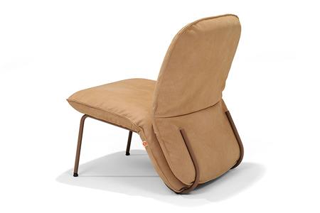  - Leather armchair , Model Clip