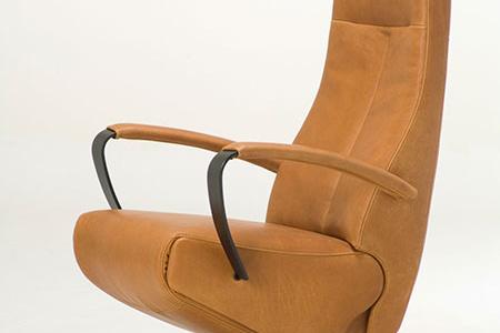  - Leather armchair , Model Timon