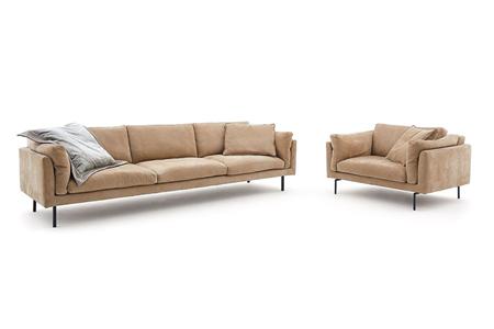  - Leather couch , Model Alzano