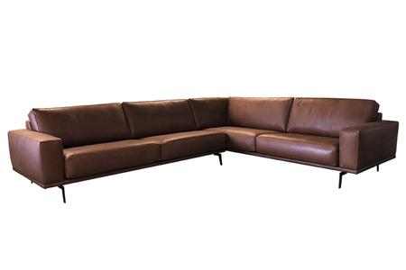  - Leather corner couch , Model Couper