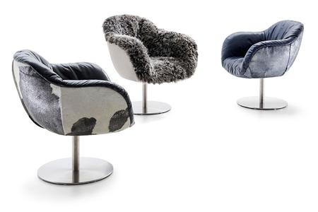  - Leather armchair , Model Aylin
