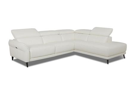  - Leather corner couch , Model Asten
