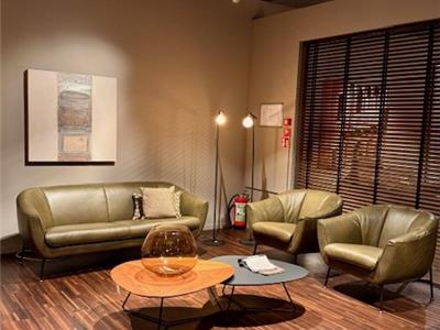 Lederland BEVERWIJK Showroommodel Guthrie 2,5 zits + 2 x fauteuil
