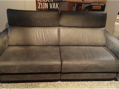 Lederland ROTTERDAM Showroommodel Hero 3 zitsbank + 2 elec.